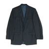 Blue Solid Suit Jacket