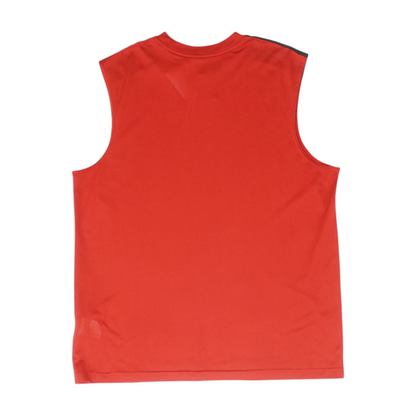 Red Color Block Active Tank