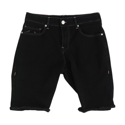 Black Denim Shorts