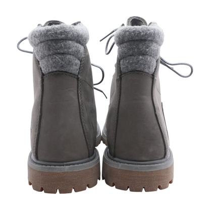 Gray Ankle Boots