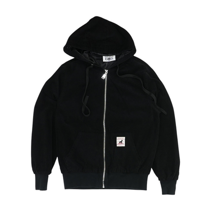 Black Solid Active Jacket