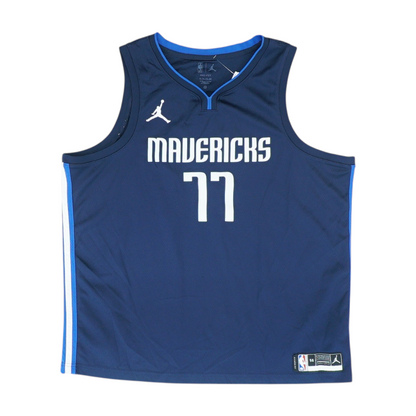 Men's Navy Dallas Mavericks Sleeveless Jersey