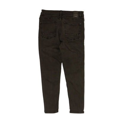 Black Tapered Jeans