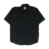Black Solid Outdoor Button Down