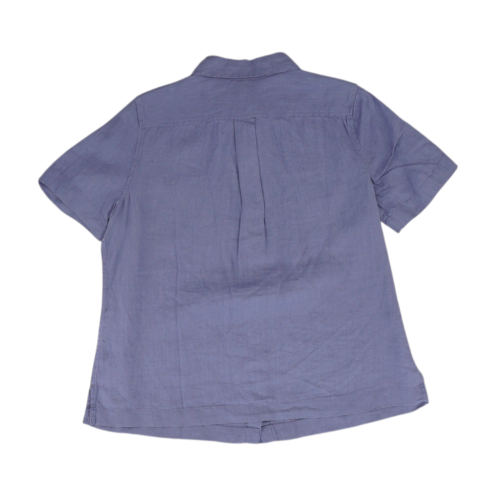 Purple Petite Button Down