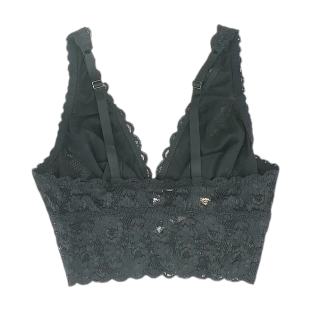 Black Floral Bralette