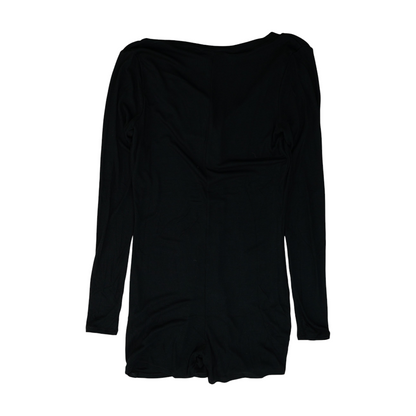 Black Solid Onesie