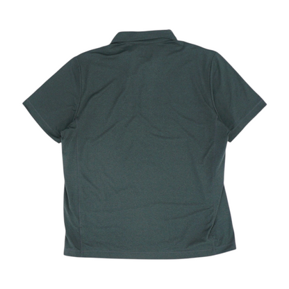Charcoal Solid Short Sleeve Polo