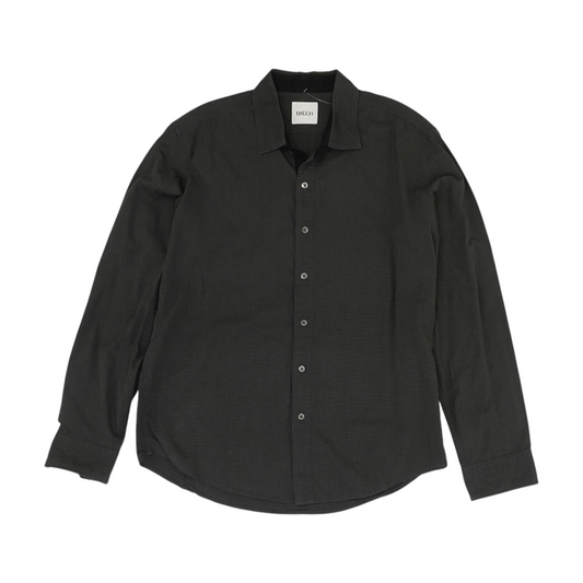Charcoal Solid Long Sleeve Button Down