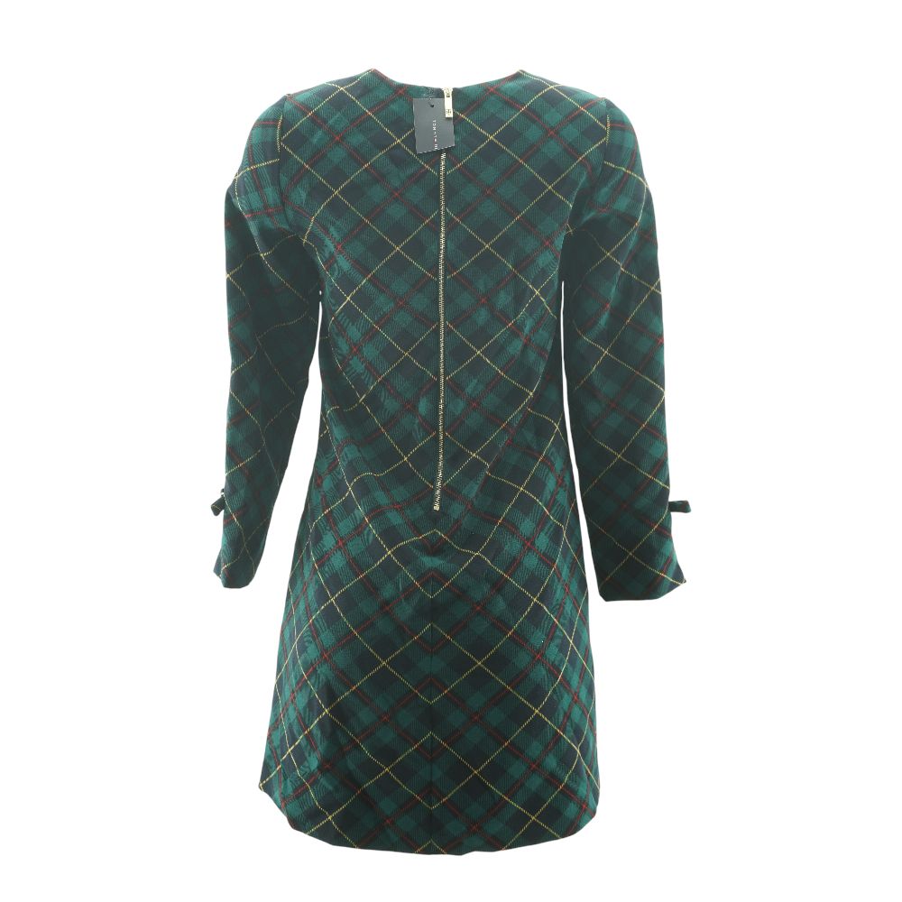 green tartan mini dress Plaid – Unclaimed Baggage eva green purple dress