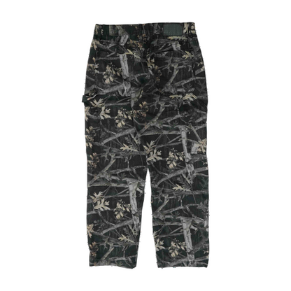 Black Camo Loose Jeans