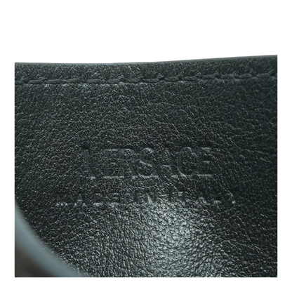 Black La Medusa Leather Card Holder