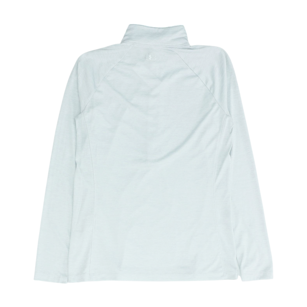 Gray Solid 1/4 Zip Pullover