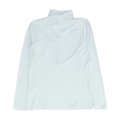 Gray Solid 1/4 Zip Pullover