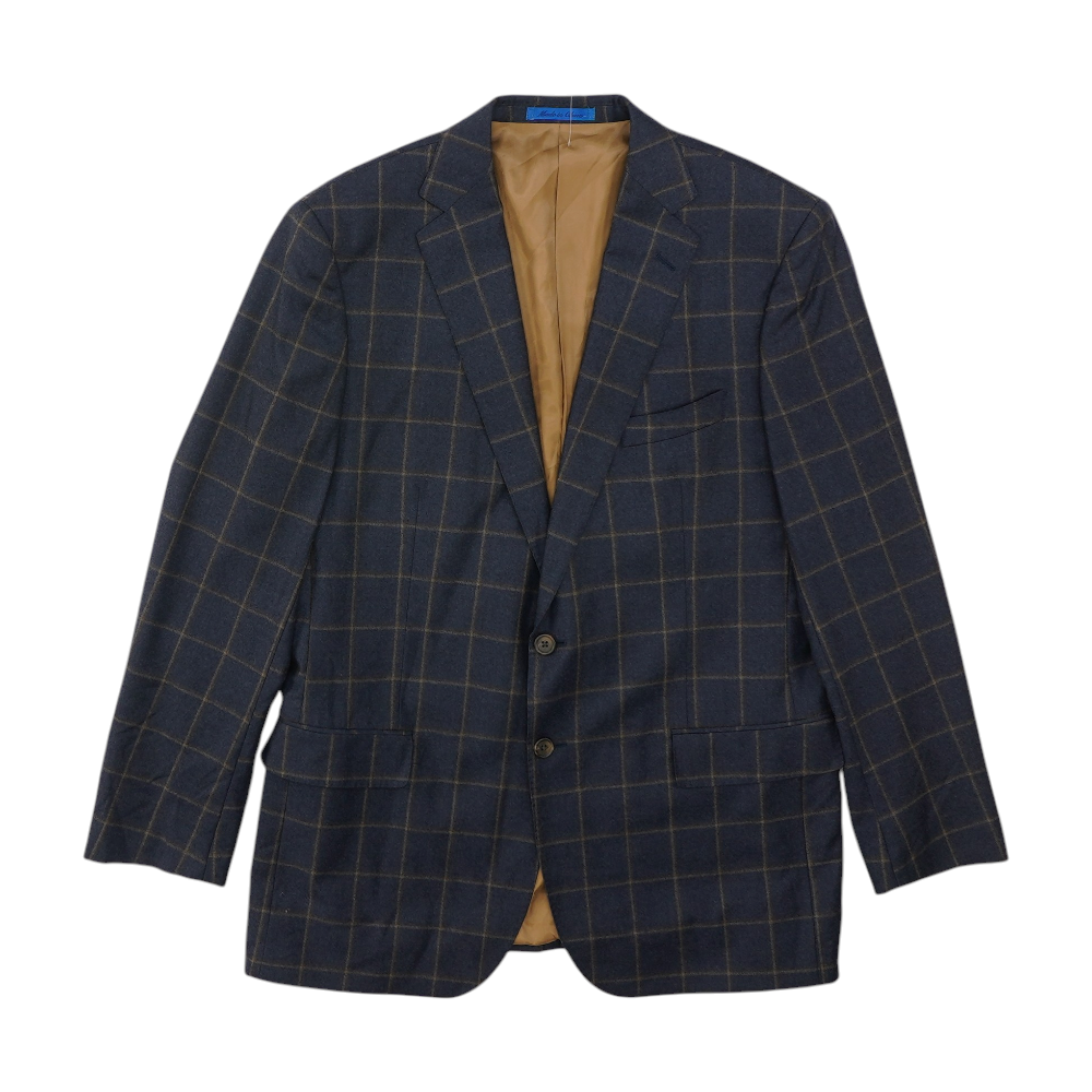 Navy Check Sport Coat