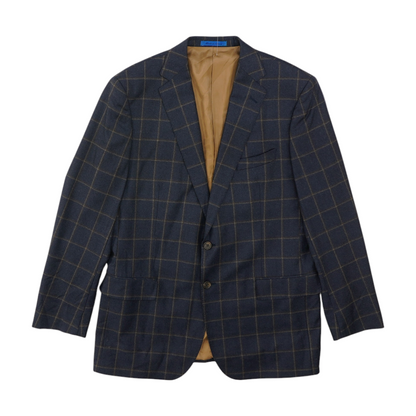 Navy Check Sport Coat