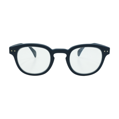 Navy Round Reading Glasses