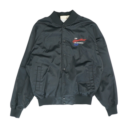 Vintage Chevrolet 'The Heartbeat Of America' Satin Bomber Jacket