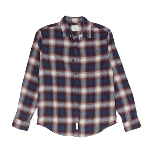 Multi Plaid Flannel Button Down