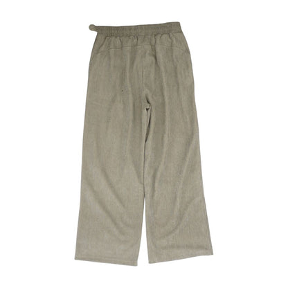 Brown Solid Pants
