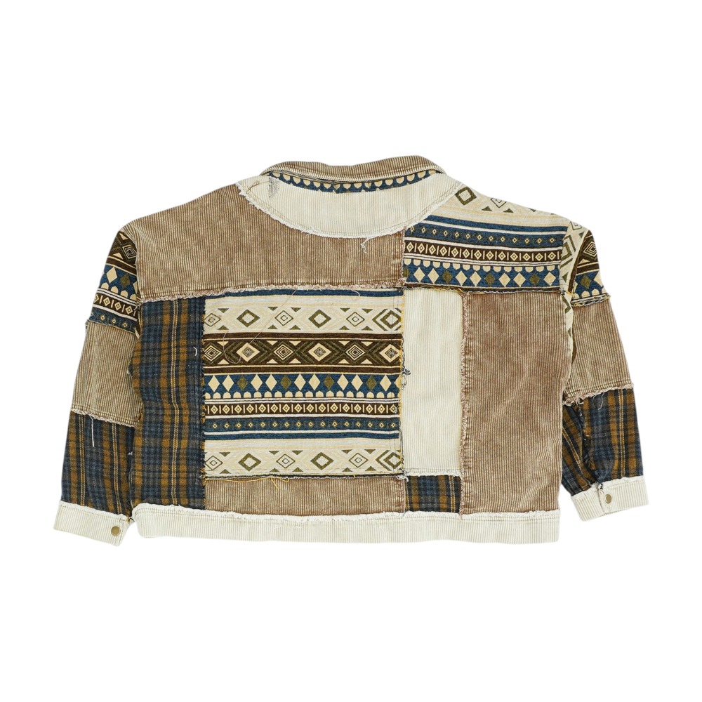 Brown Abstract Jacket