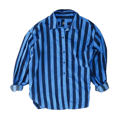Blue Striped Button Down