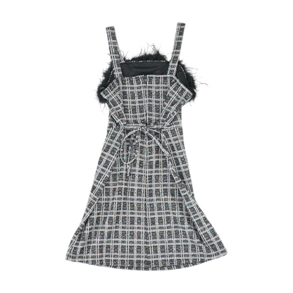 Black Plaid Dress