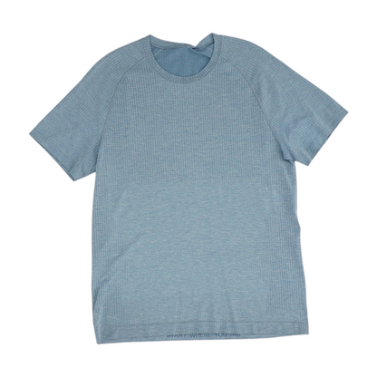 Blue Solid Active T-Shirt