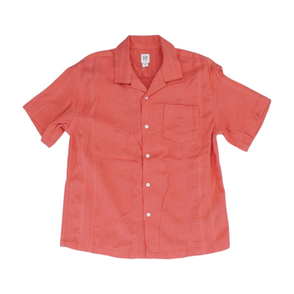 Pink Short Sleeve Button Down