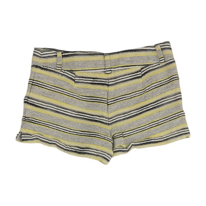 Gray Striped Shorts