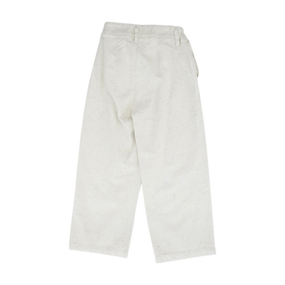 Beige Wide Leg Pants