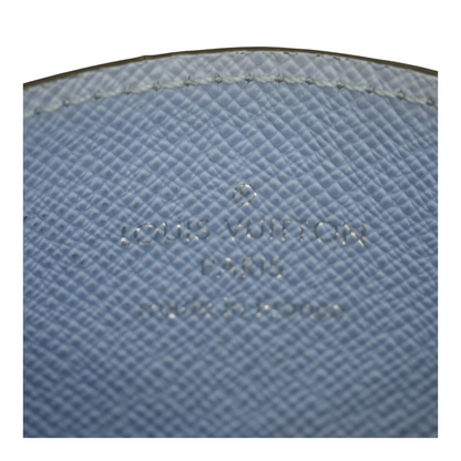Double Card Holder in Sky Blue Monogram Canvas