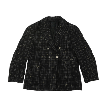 Black Plaid Blazer