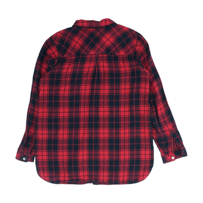 Red Plaid Flannel Button Down