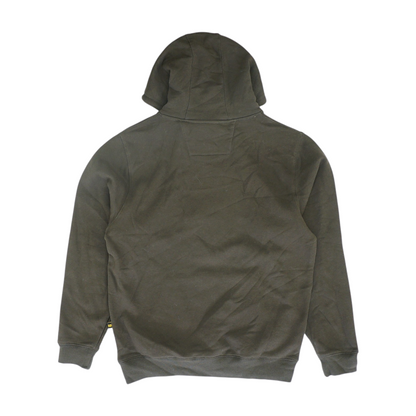 Brown Solid Hoodie Pullover