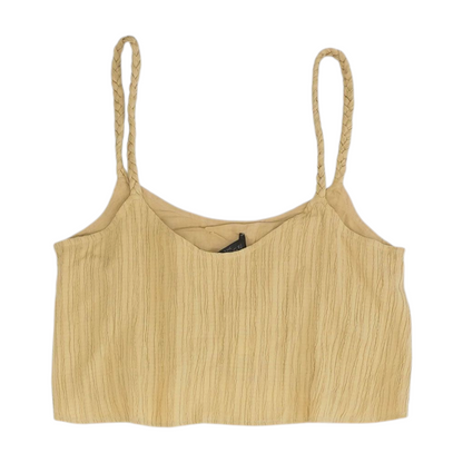 Tan Cropped Blouse