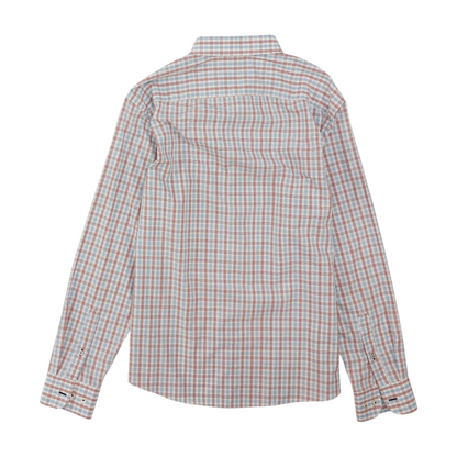 Multi Plaid Long Sleeve Button Down