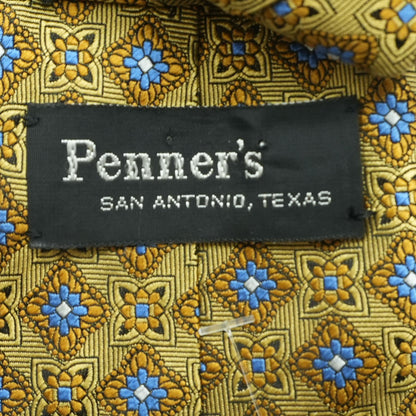 Gold Print Neck Tie