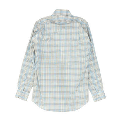 Multi Plaid Long Sleeve Button Down