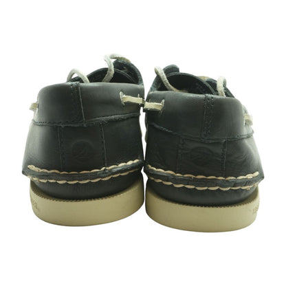 Navy Leather Boat Casual Shoes
