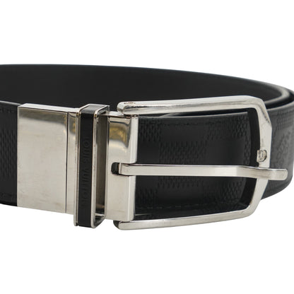 Black Slender 35mm Reversible Belt in Damier Infini Leather