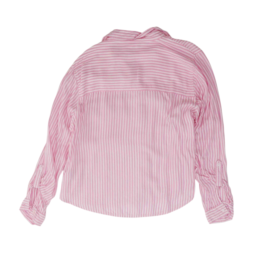 beachlunchlounge Pink Striped Button Down – Image 2
