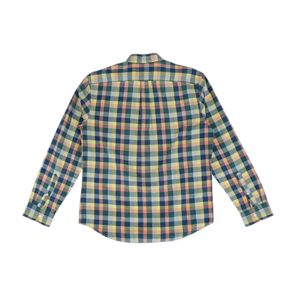 Multi Check Long Sleeve Button Down