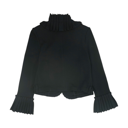 Black Solid Blazer