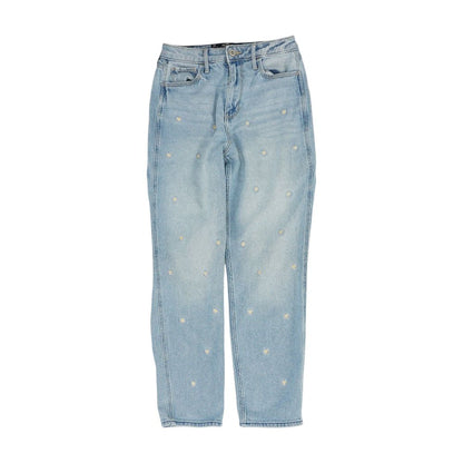 Blue High Rise Mom Jeans
