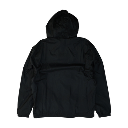 Black Solid Rain Jacket