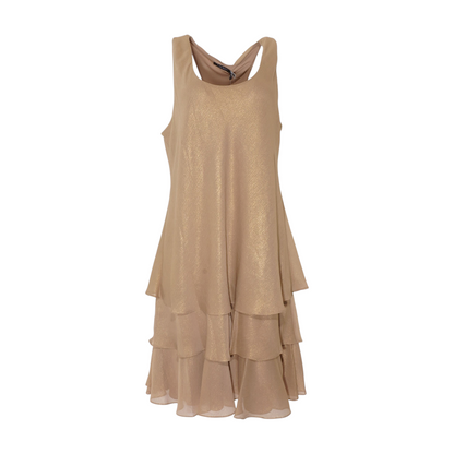 Gold Plus Midi Dress