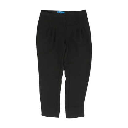 Black Solid Pants