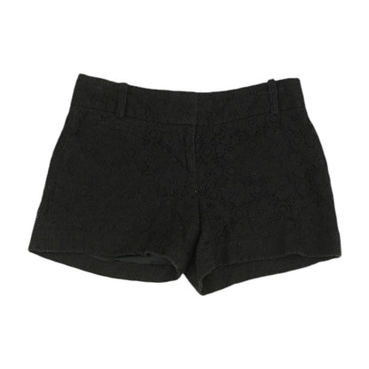 Black Floral Chino Shorts