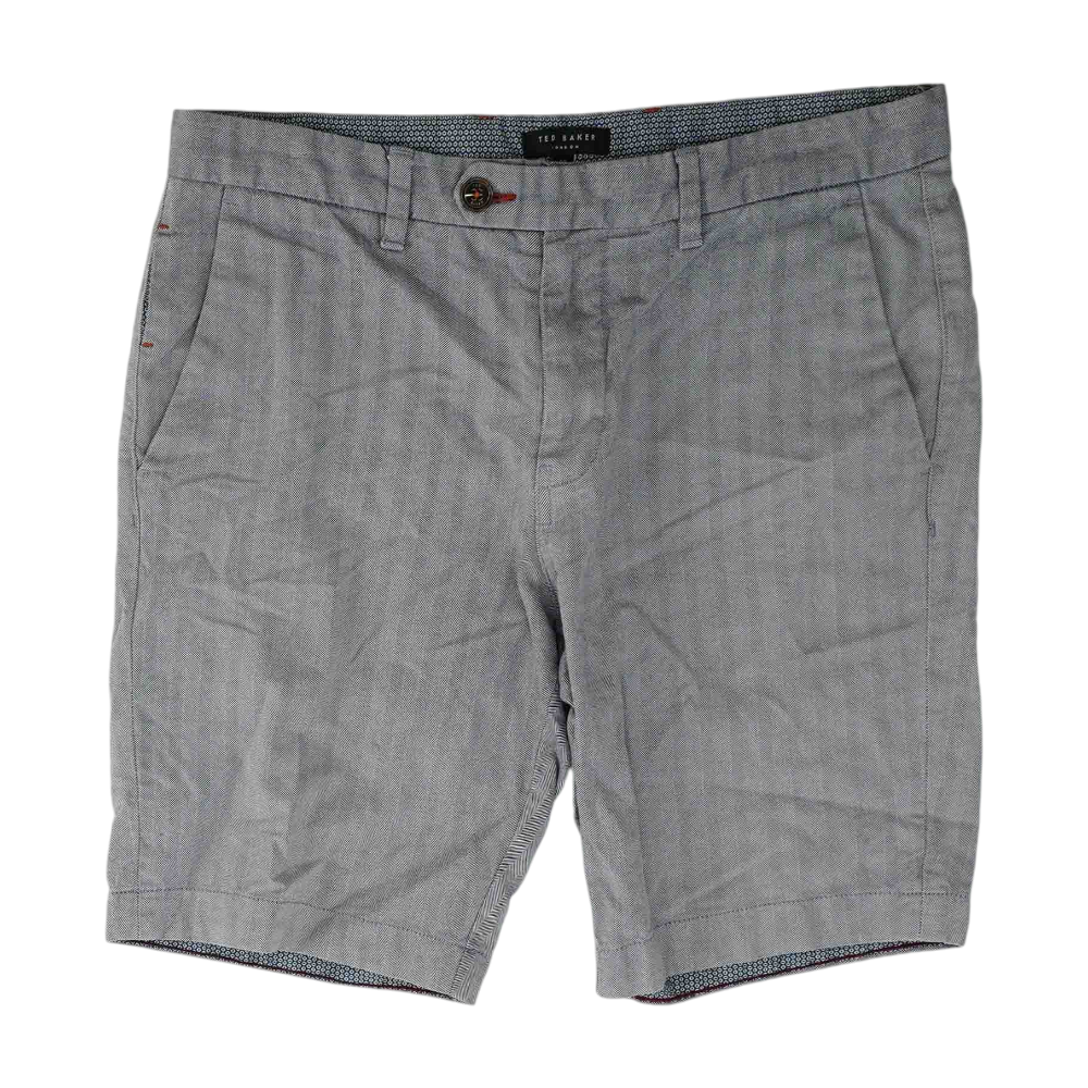 Blue Herringbone Chino / Khaki Shorts